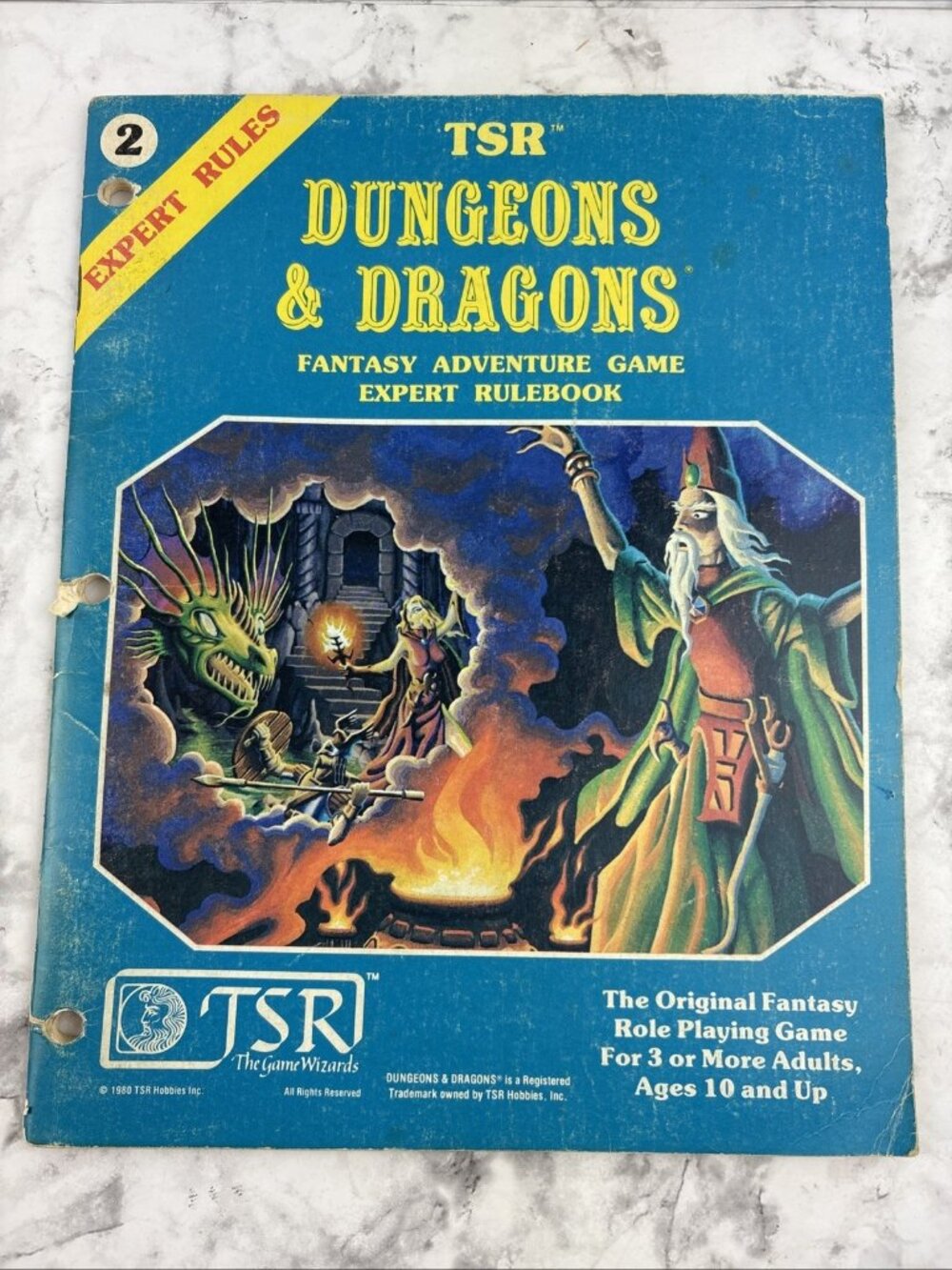 -TSR Dungeons and Dragons Expert Rules 2  January 1981 First Print Fantasy Game